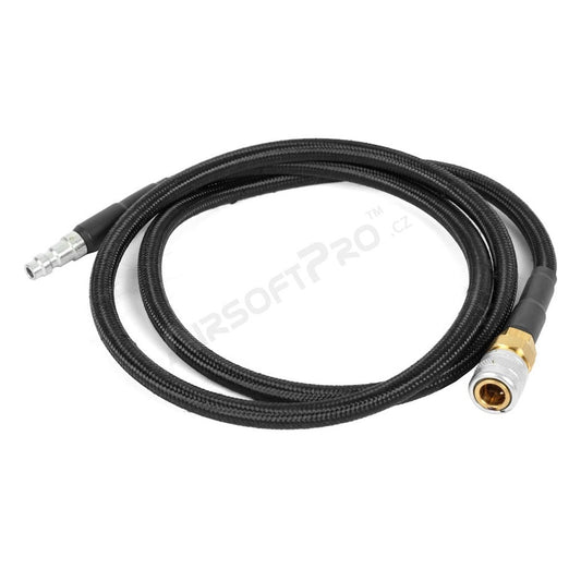 (107cm) braided air hose with male and female QDs