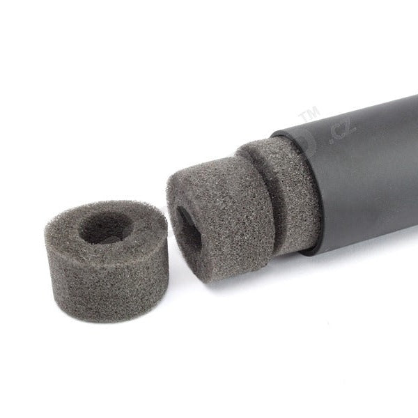 Aluminium silencer 150 x 34mm for airsoft replicas