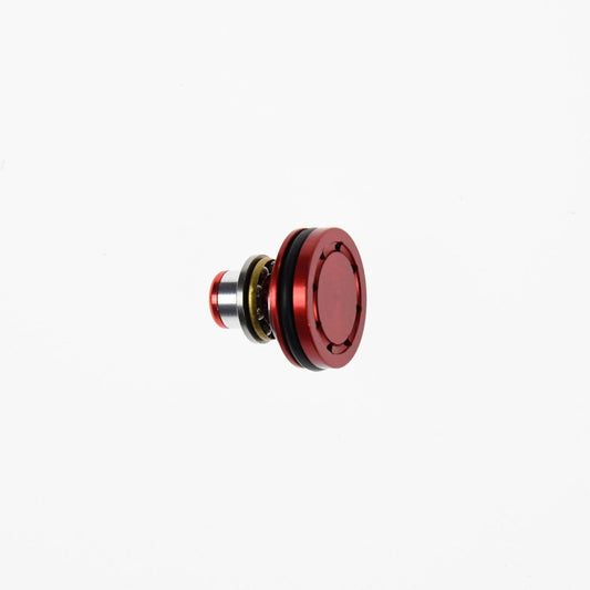 SHS aluminium flat piston head with bearing Red
