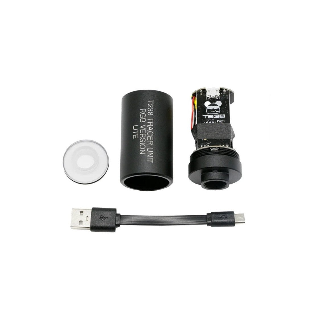 T238 Tactical RGB tracer lite version - Black