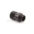WE and ARMY pistols silencer adaptor - short, black