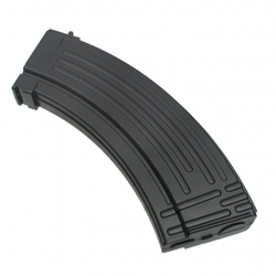 King Arms AK Mid-Cap Magazine - 110 BBs, Polymer, Black