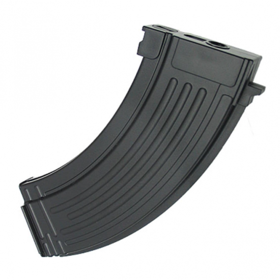 King Arms AK Mid-Cap Magazine - 110 BBs, Polymer, Black King Arms AK Mid-Cap Magazine - 110 BBs, Polymer, Black
