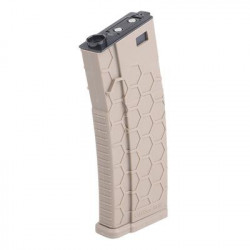 M4 Variable-cap Silent Magazine 30/130 Round Switchable Tan