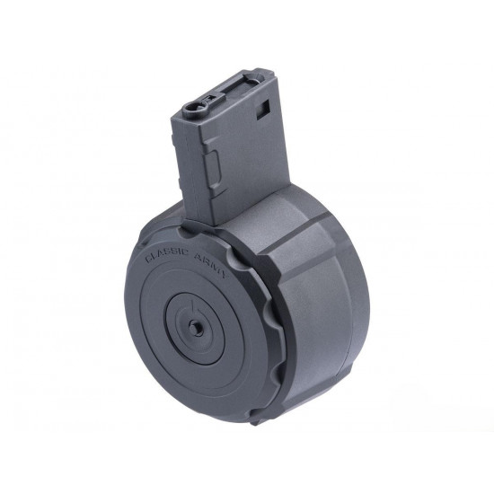 Classic Army M4 Drum Magazine with Auto Winding (1100 BBs) Classic Army M4 Drum Magazine with Auto Winding (1100 BBs)