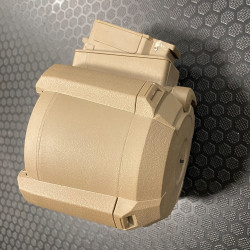 Drum Mag 1200rds Tan AK 